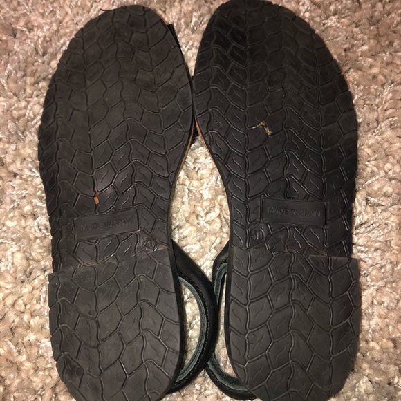 André Assous Elastic/Leather Sandals - Picture 3 of 5